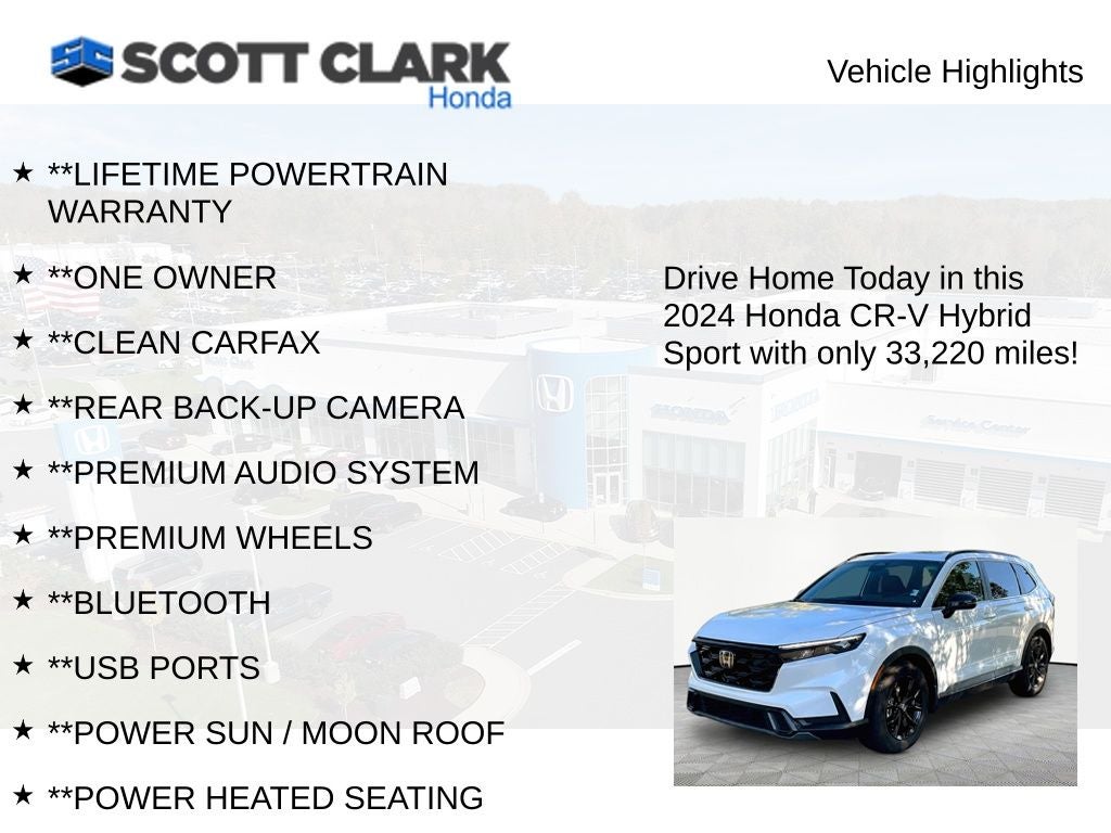 2024 Honda CR-V Hybrid Sport