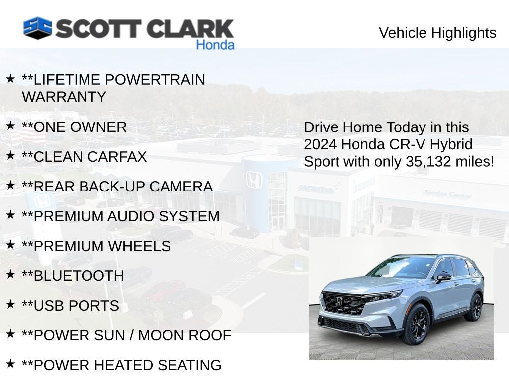 2024 Honda CR-V Hybrid Sport