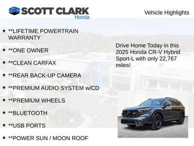 2025 Honda CR-V Hybrid Sport-L