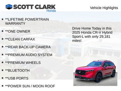2025 Honda CR-V Hybrid Sport-L