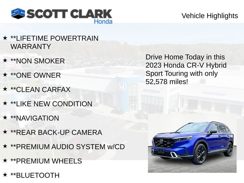 2023 Honda CR-V Hybrid Sport Touring