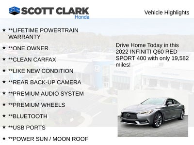 2022 INFINITI Q60 RED SPORT 400