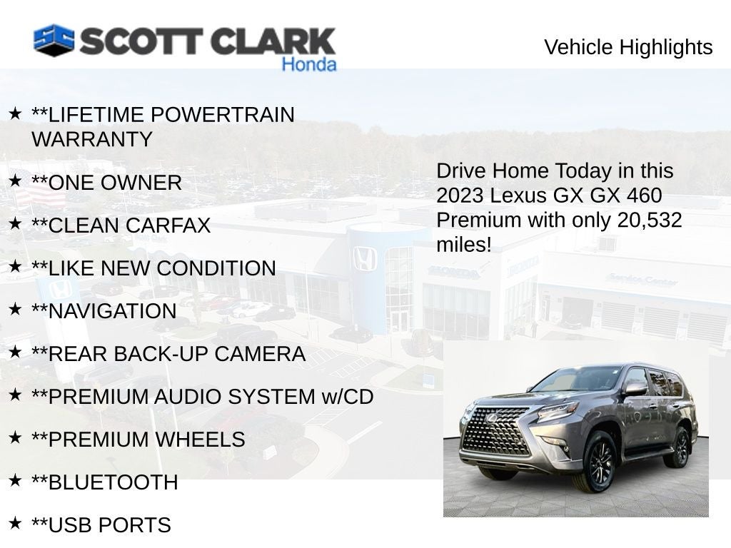 2023 Lexus GX GX 460 Premium