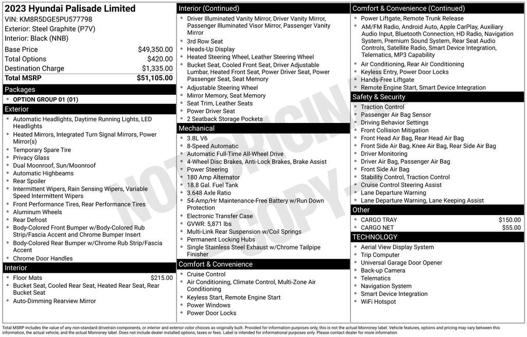 2023 Hyundai Palisade Limited