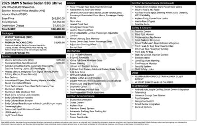 2026 BMW 5 Series 530i xDrive