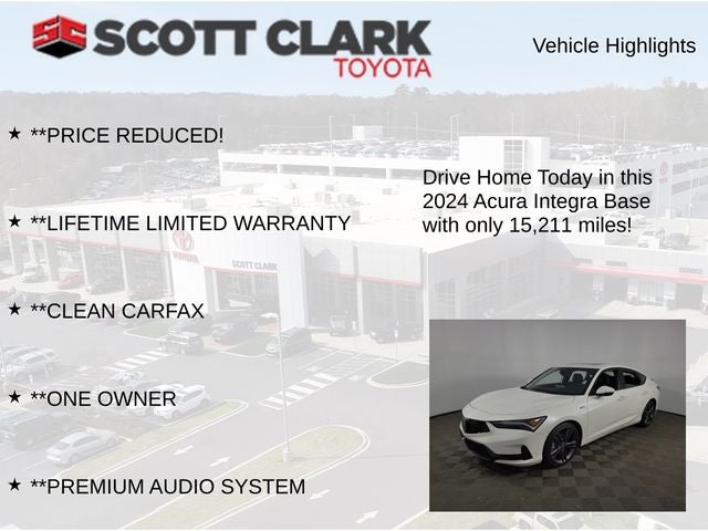 2024 Acura Integra A-Spec Tech Package 4D Hatchback