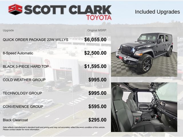 2021 Jeep Wrangler Unlimited Willys 4D Sport Utility