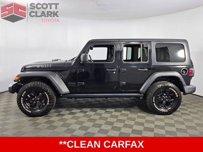 2021 Jeep Wrangler Unlimited Willys 4D Sport Utility