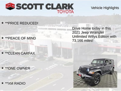 2021 Jeep Wrangler Unlimited Willys 4D Sport Utility