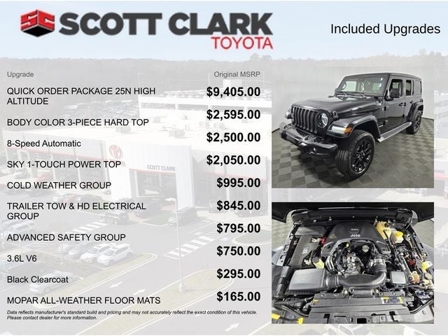 2021 Jeep Wrangler Unlimited Sahara High Altitude 4D Sport Utility
