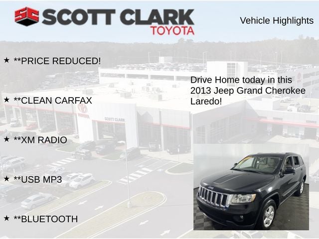 2013 Jeep Grand Cherokee Laredo 4D Sport Utility