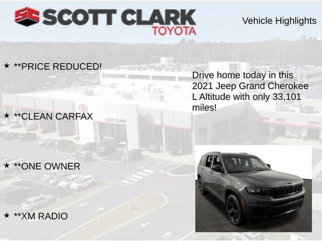 2021 Jeep Grand Cherokee L Altitude 4D Sport Utility