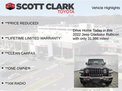 2022 Jeep Gladiator Rubicon 4D Crew Cab