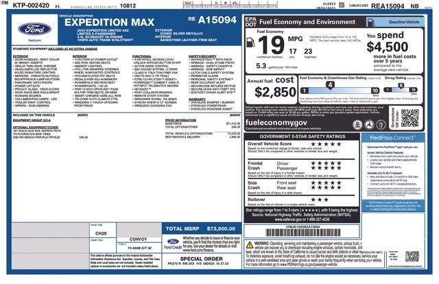 2024 Ford Expedition Max Limited 4D Sport Utility