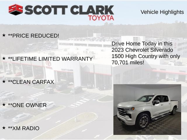 2023 Chevrolet Silverado 1500 High Country 4D Crew Cab