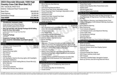 2023 Chevrolet Silverado 1500 High Country 4D Crew Cab