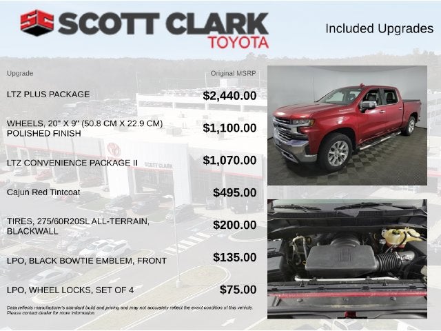 2019 Chevrolet Silverado 1500 LTZ 4D Crew Cab