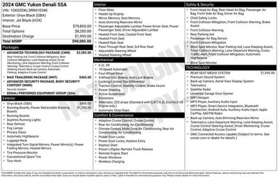 2024 GMC Yukon Denali 4D Sport Utility