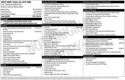 2022 GMC Yukon XL AT4 4D Sport Utility