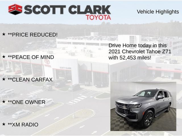 2021 Chevrolet Tahoe Z71 4D Sport Utility