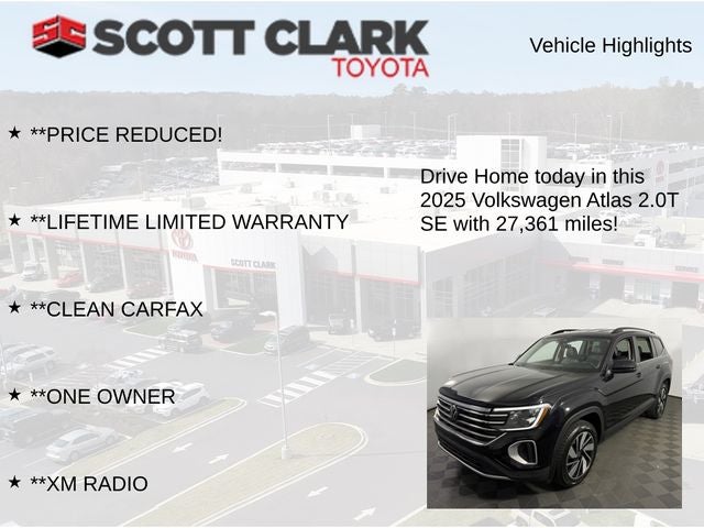 2025 Volkswagen Atlas 2.0T SE w/Technology 4D Sport Utility