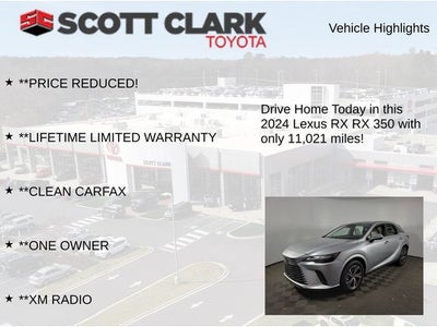 2024 Lexus RX 350 4D Sport Utility