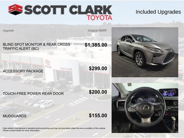 2019 Lexus RX 350 4D Sport Utility