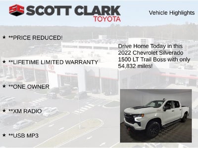 2022 Chevrolet Silverado 1500 LT Trail Boss 4D Crew Cab