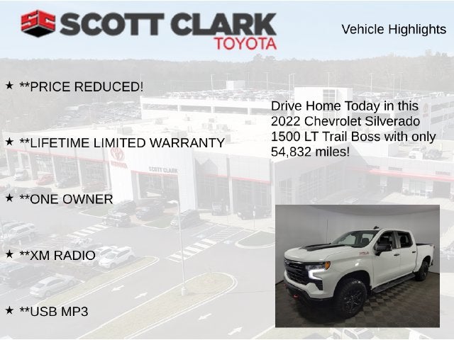 2022 Chevrolet Silverado 1500 LT Trail Boss 4D Crew Cab