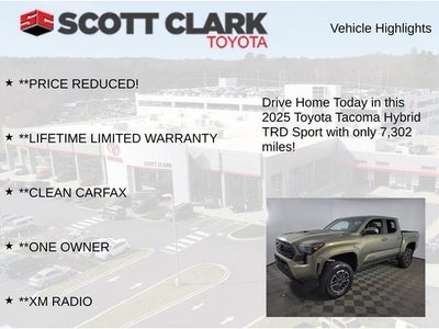 2025 Toyota Tacoma Hybrid TRD Sport 4D Crew Cab