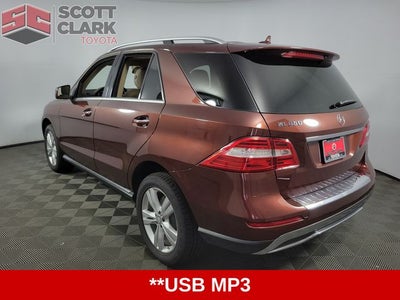 2013 Mercedes-Benz M-Class ML 350 4D Sport Utility