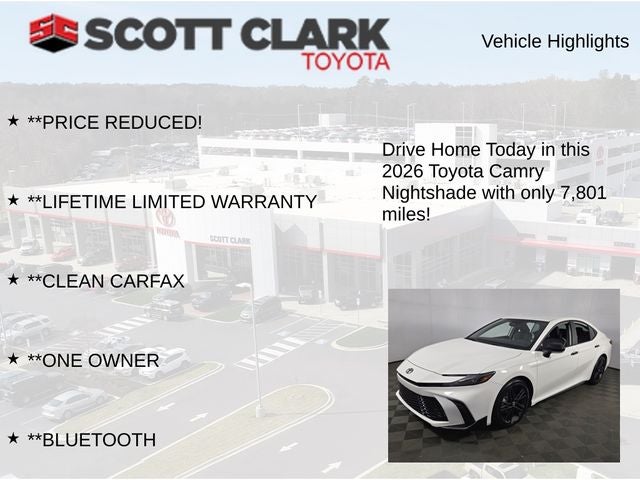 2026 Toyota Camry SE Nightshade