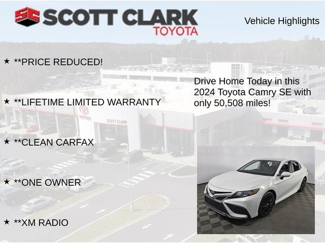 2024 Toyota Camry SE 4D Sedan