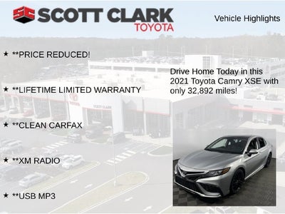 2021 Toyota Camry XSE 4D Sedan