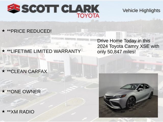 2024 Toyota Camry XSE 4D Sedan