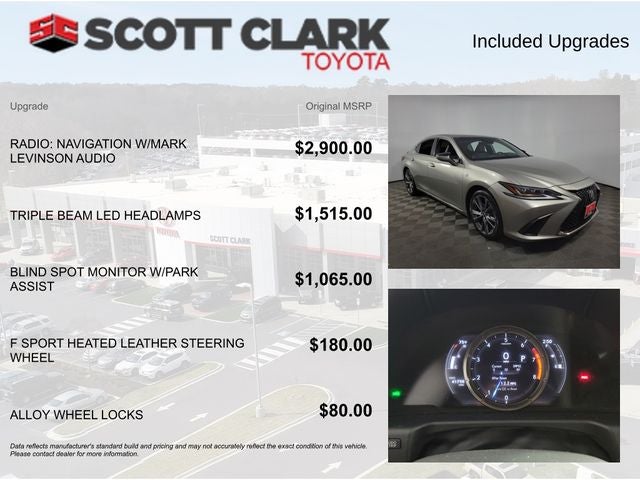 2020 Lexus ES 350 F Sport 4D Sedan