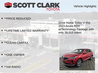 2023 Acura RDX Technology Package 4D Sport Utility