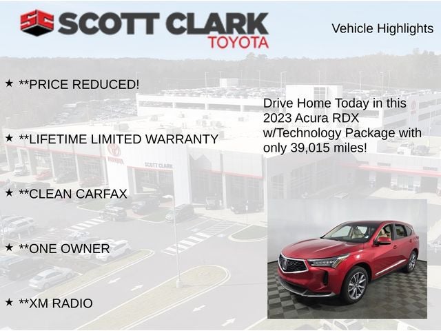 2023 Acura RDX Technology Package 4D Sport Utility