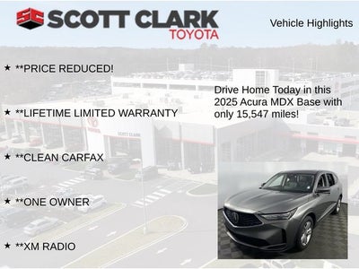 2025 Acura MDX Base 4D Sport Utility
