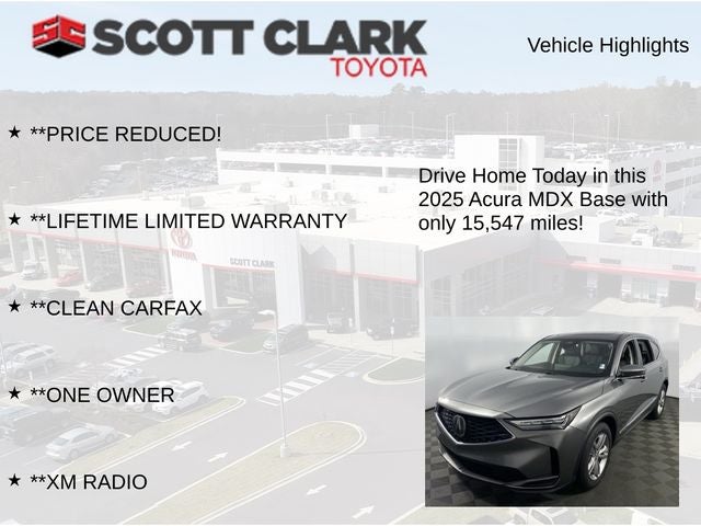 2025 Acura MDX Base 4D Sport Utility