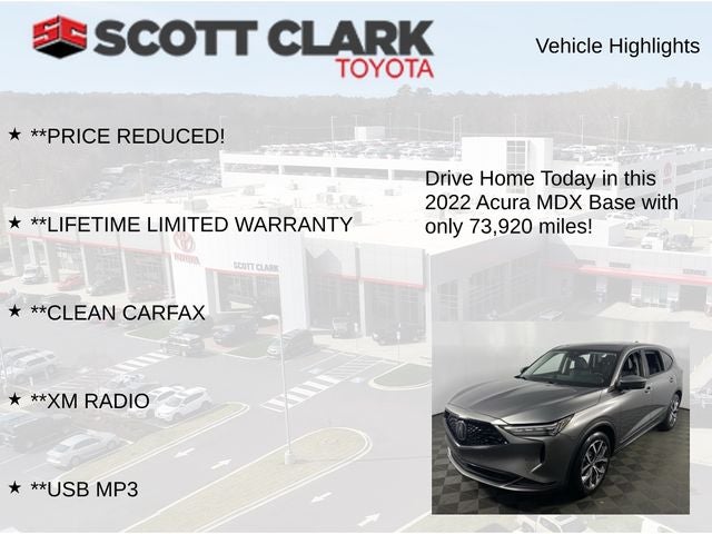 2022 Acura MDX Technology 4D Sport Utility