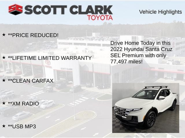 2022 Hyundai Santa Cruz SEL Premium 4D Crew Cab