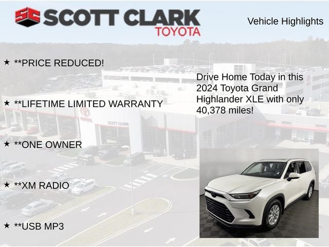2024 Toyota Grand Highlander XLE 4D Sport Utility