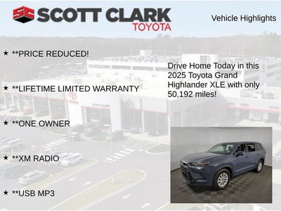 2025 Toyota Grand Highlander XLE 4D Sport Utility