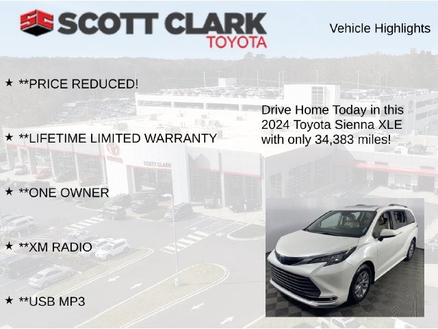 2024 Toyota Sienna XLE 7 Passenger