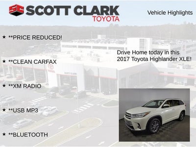 2017 Toyota Highlander XLE 4D Sport Utility