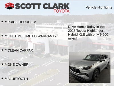 2025 Toyota Highlander Hybrid XLE 4D Sport Utility