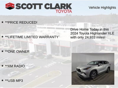 2024 Toyota Highlander XLE 4D Sport Utility