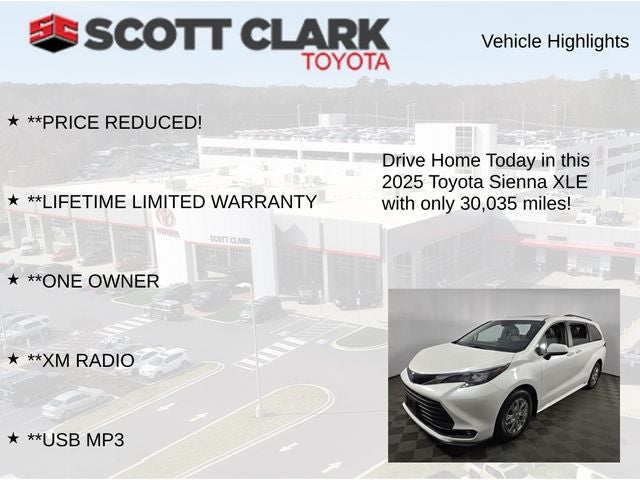 2025 Toyota Sienna XLE 8 Passenger