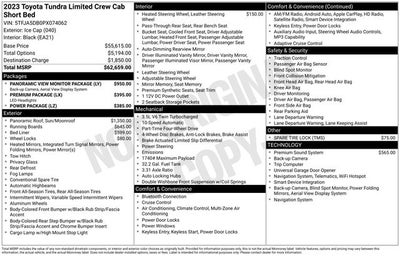 2023 Toyota Tundra Limited 4D CrewMax